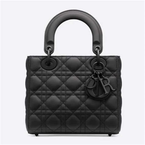 black small lady dior|small Lady Dior bag price.